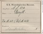 Etiketten zu Beryll (Aquamarin) (NHMW-MIN-Af824)